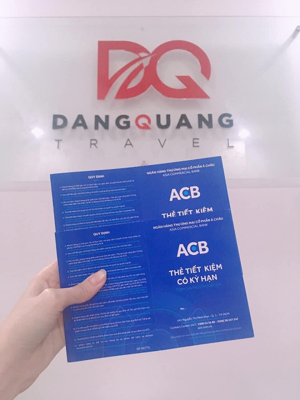 Chứng minh sổ tiết kiệm du lịch mỹ tại Đăng Quang Travel