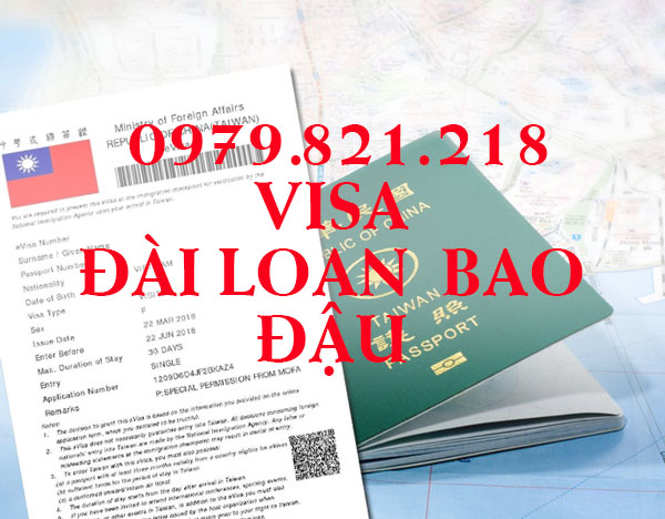 Dịch vụ làm visa Đài Loan trọn gói bao đậu 2022