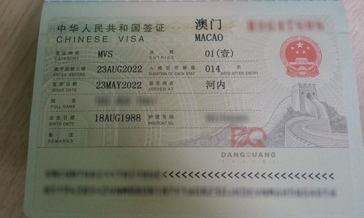 visa Macau