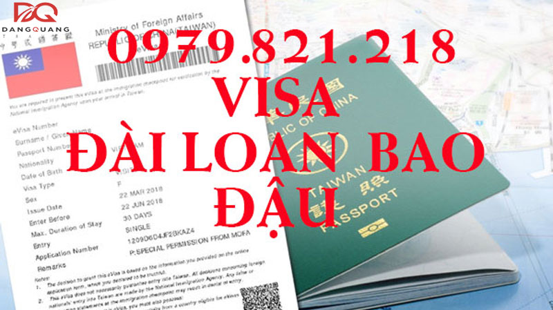 Chi phí làm visa Đài Loan bao nhiêu tiền?